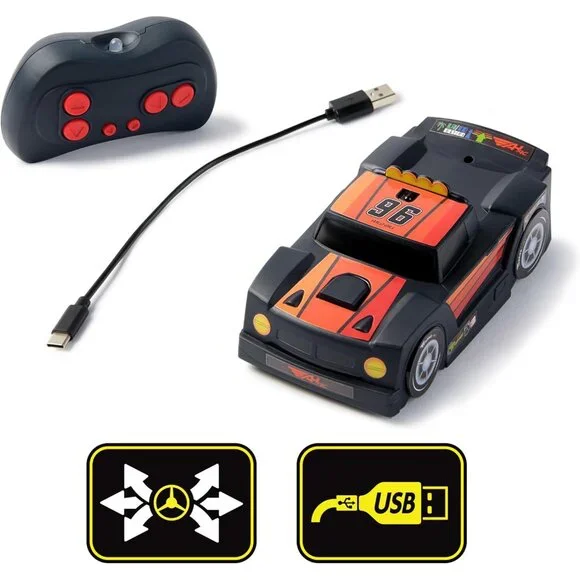 Zero Gravity Racing Wall Climber, USB-C Rechargeable Wall Racer Truck, Black Ind - Picture 6 of 9